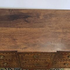 Antique French Provincial Inlaid Commode Chest of Drawers, 18th century
