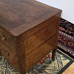 Antique French Provincial Inlaid Commode Chest of Drawers, 18th century