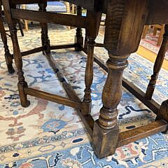 English Oak Gate-Leg Dining Table