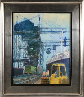 James Robert Harrington Oil on Linen "Yard"