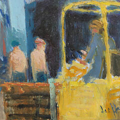 James Robert Harrington Oil on Linen “Yard”