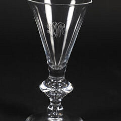 Set of Ten Boxed Steuben Engraved Cordials