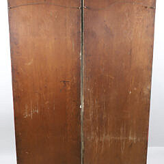 Pair of Antique Painted Panels Decorated with Angels, Doves and Foliage
