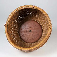 Nantucket Round Open Swing Handle Nantucket Basket, early 20th century