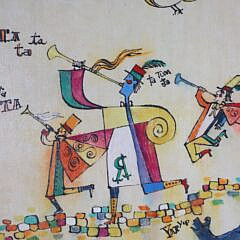 John f. Lochtefeld Acrylic on Board “Haralds & Cobbles”