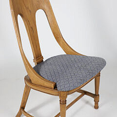 Set of Six Vintage Tub-Back Dining Chairs