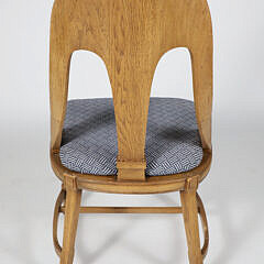 Set of Six Vintage Tub-Back Dining Chairs