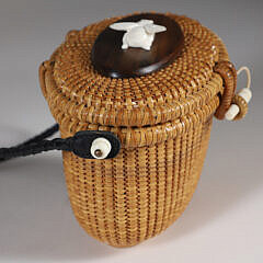 Rare Child’s Size Nantucket Friendship Basket by Anderson