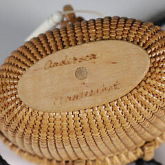 Rare Child’s Size Nantucket Friendship Basket by Anderson