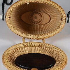 Rare Child’s Size Nantucket Friendship Basket by Anderson