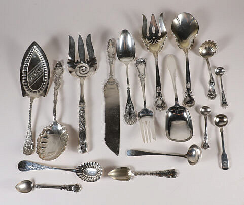 Assortment of Various Sterling Silver Serving Pieces