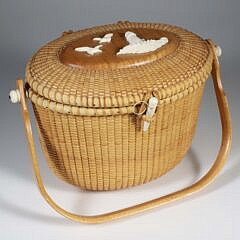 Linda Saligman Oval Nantucket Friendship Basket 1999