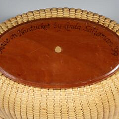 Linda Saligman Oval Nantucket Friendship Basket 1999