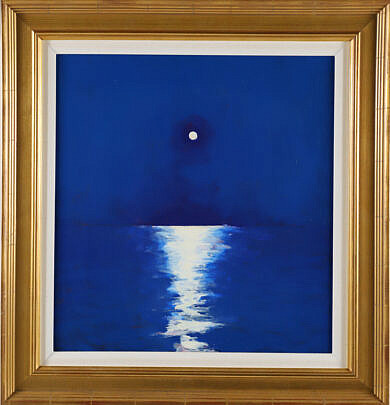 Tome Rickman (b. London 1960) Oil on Linen "Moonrose"