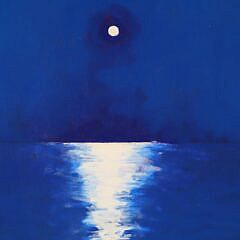 Tome Rickman (b. London 1960) Oil on Linen “Moonrise”