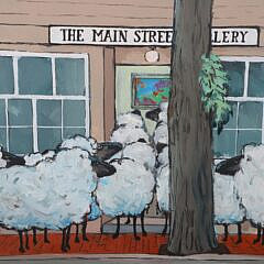 Donn Russell Acrylic on Canvas “Another Opening, Another Show”