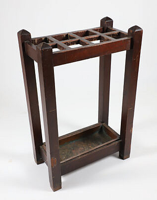 Mission Oak Style Umbrella Stand