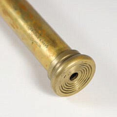 British 3-Draw Brass Spyglass by Lawrence & Mayo, London 1911