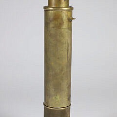 British 3-Draw Brass Spyglass by Lawrence & Mayo, London 1911