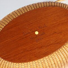 Alan S.W. Reed Oval Double Swing Handle Nantucket Friendship Basket, circa 2011