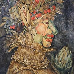 Fruit Head Painting