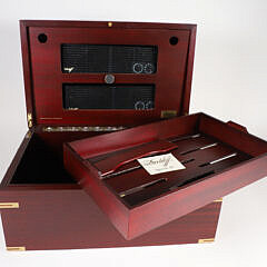 Contemporary Davidoff Brass Bound Humidor