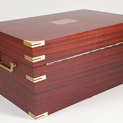 Contemporary Davidoff Brass Bound Humidor