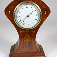 Art Nouveau Inlaid Clock