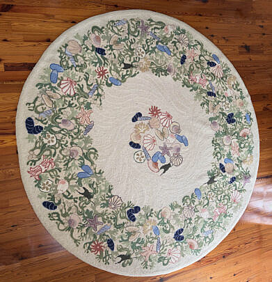 Macadoo Round "Sea Life" Carpet