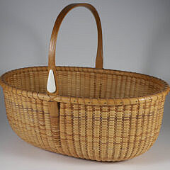 Susan Chase Ottison Large Oval Nantucket Basket, circa 1994
