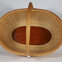 Susan Chase Ottison Large Oval Nantucket Basket, circa 1994