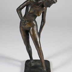 Harry Yerkes Miniature Bronze of a Female