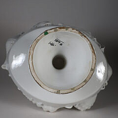 Italian White Porcelain Sea Shell Compote