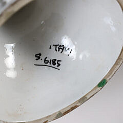 Italian White Porcelain Sea Shell Compote