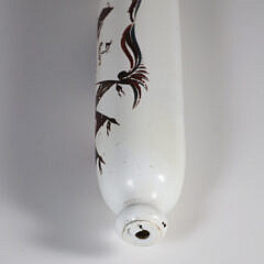 Milk Glass Painted Rolling Pin, circa 1846-1856 “Collingwood Anniversary”