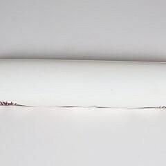 Milk Glass Painted Rolling Pin, circa 1846-1856 “Collingwood Anniversary”