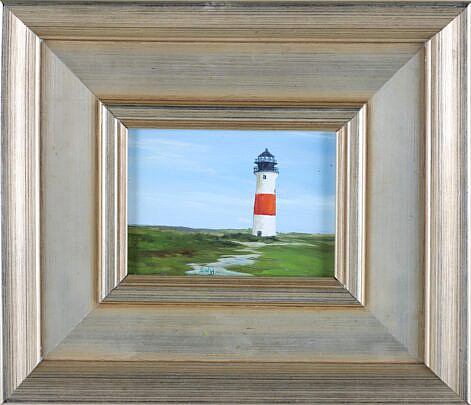 Sharon Woods Hussey Miniature Oil on Panel "Sankay Light"