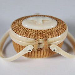 Outstanding Nap Plank Miniature Nantucket Friendship Basket Purse