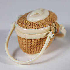 Outstanding Nap Plank Miniature Nantucket Friendship Basket Purse