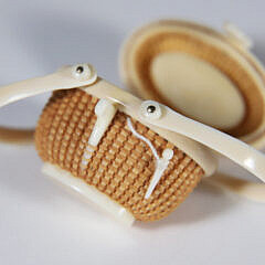 Outstanding Nap Plank Miniature Nantucket Friendship Basket Purse