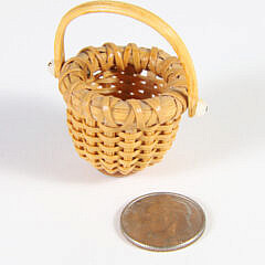 Paul Willer Miniature Nantucket Basket Pendant