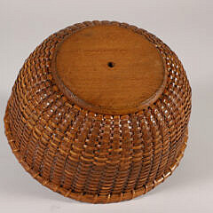 Mitchy Ray Small Round Swing Handle Nantucket Basket