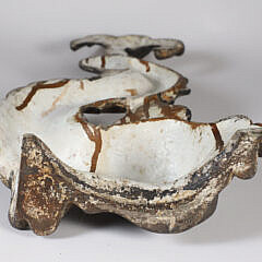 Flamboyant Dolphin Cast Iron Doorstop, 19th Century