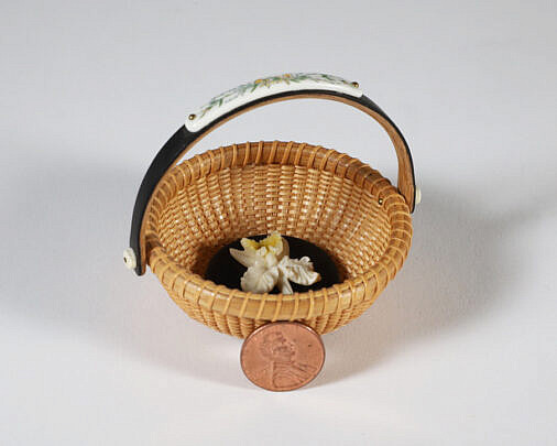 Nap Plank Miniature Nantucket Basket, circa 2008
