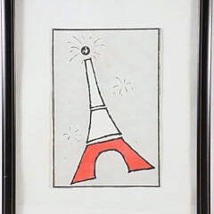 Roy Bailey Print "Bastile Day" circa 1991