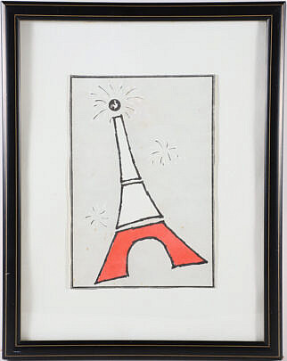 Roy Bailey Print "Bastile Day" circa 1991