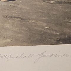 Vintage H. Marshall Gardiner Photograph “Mending Nets, Nantucket”