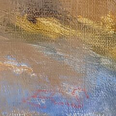 Erika Christensen Scully Painting Nantucket Beach Blues