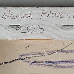 Erika Christensen Scully Painting Nantucket Beach Blues