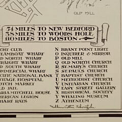 Rare 1930s William Cotton Schontzeler Nantucket Street Map